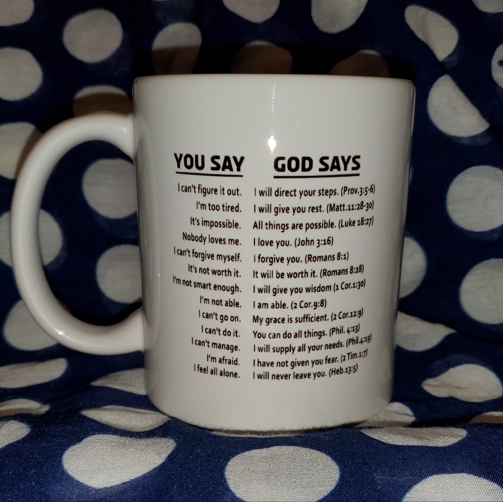God Says Coffee Mug